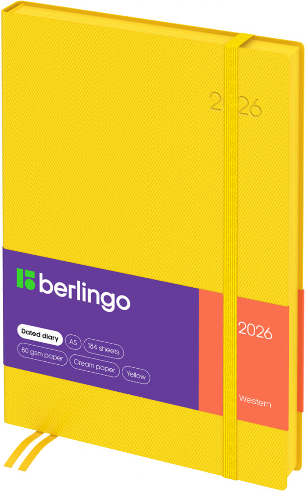 Ежедневник датированный на 2026 год | Western | Berlingo