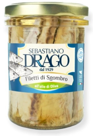 Филе скумбрии в оливковом масле с перцем