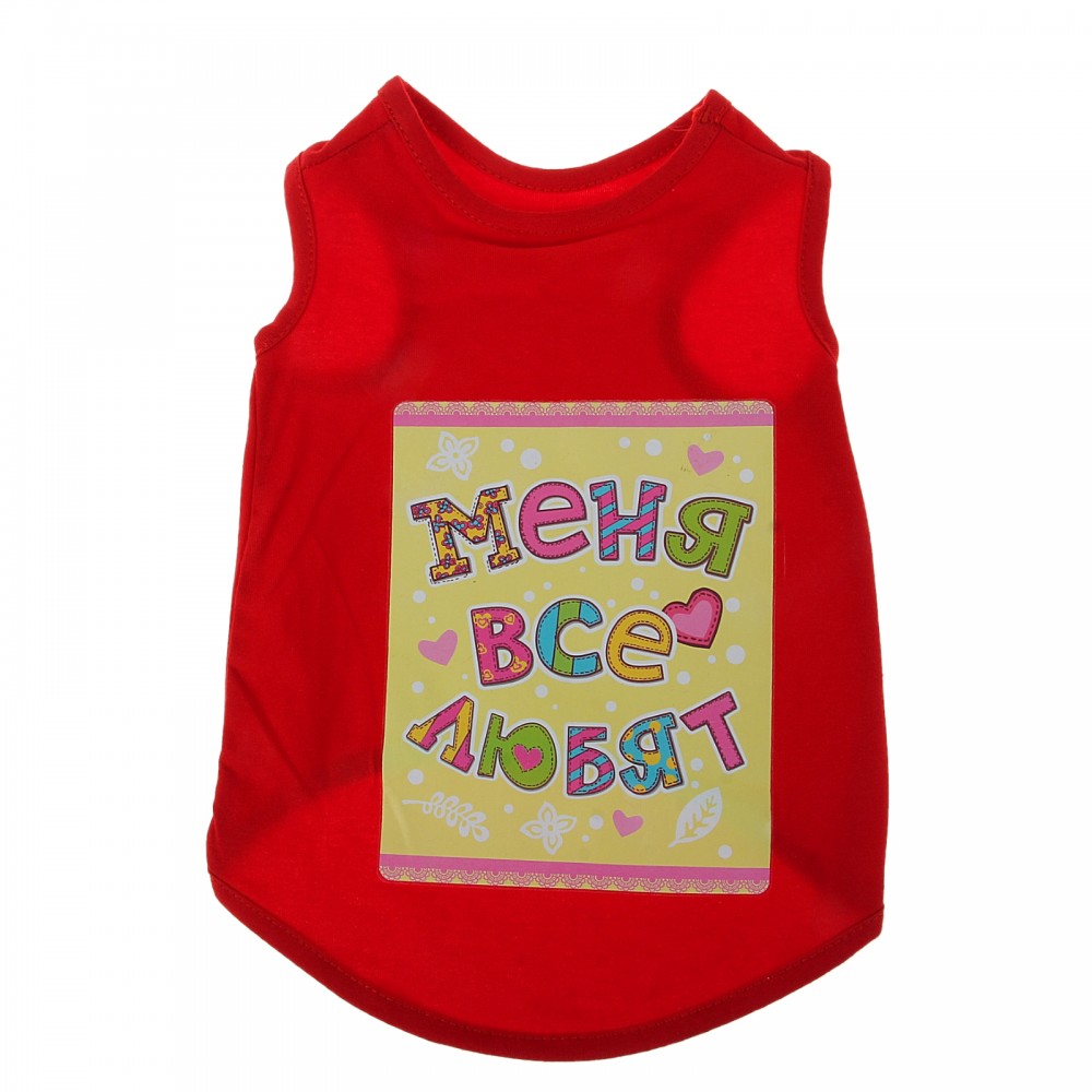 Футболка «Меня все любят», размер S | Пижон