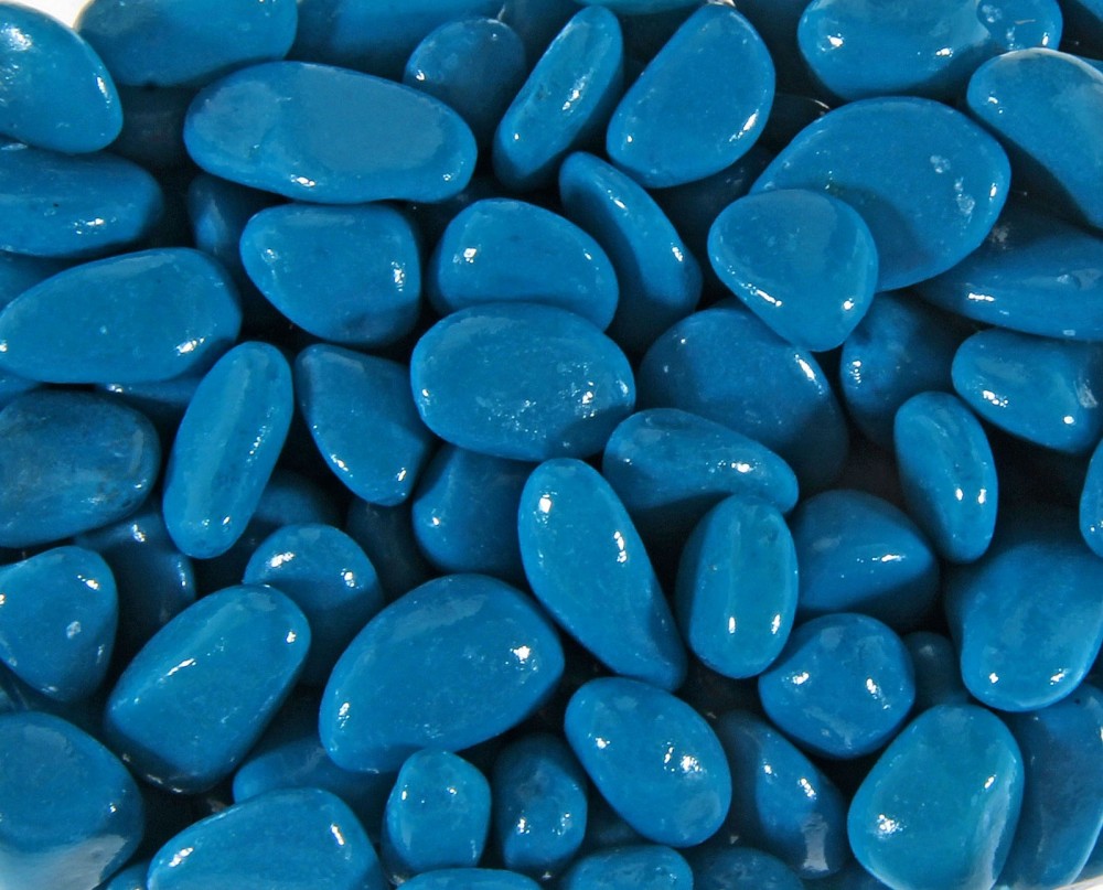 Галька бирюзовая для декора (350 гр) | Evis