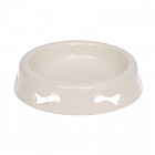 Миска (объем 0,2 л), белая с косточкой