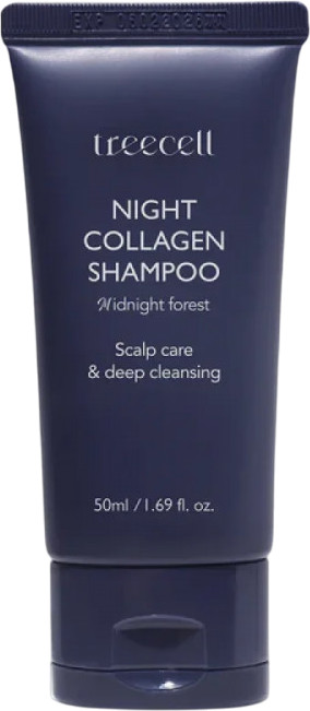 Ночной шампунь с коллагеном для ослабленных волос «Night Collagen Shampoo Midnight Forest»