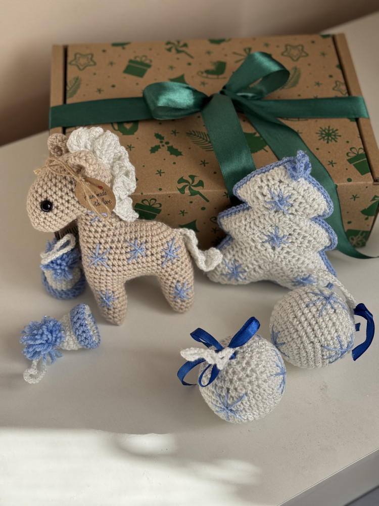 Набор украшений елочных ручной работы | To Gift