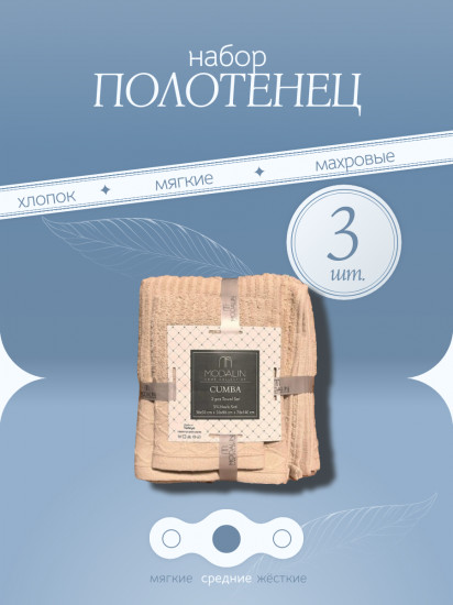 Набор махровых полотенец