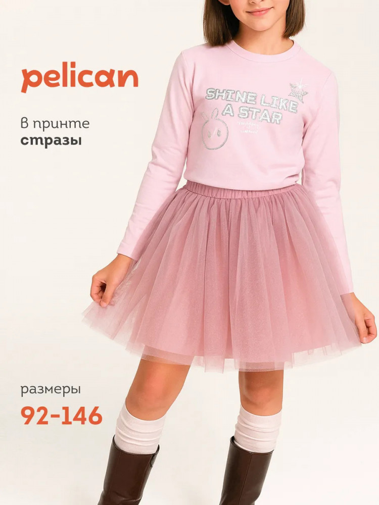 Лонгслив для девочек | Pelican
