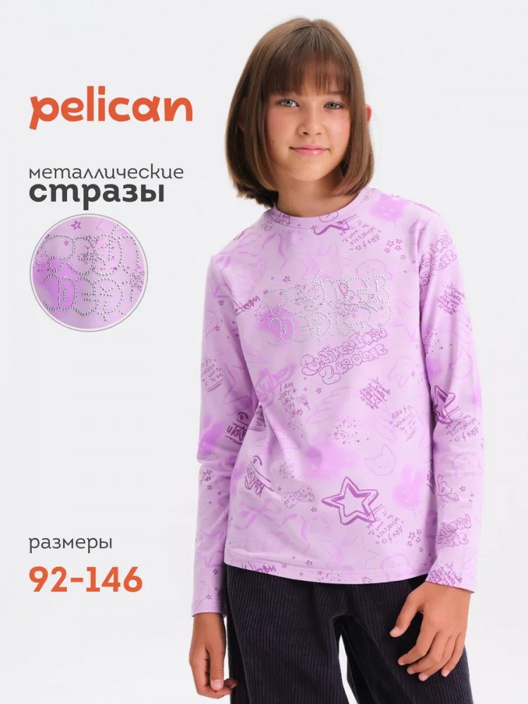 Лонгслив для девочек | Pelican