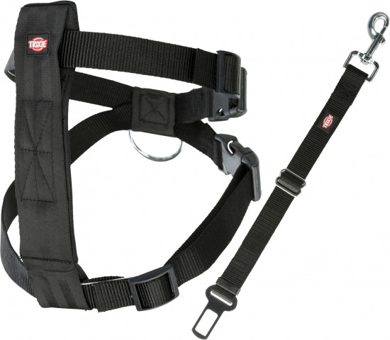 Ремень безопасности для собак со шлейкой