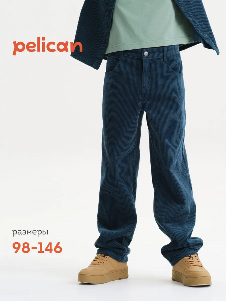 Брюки вельветовые для мальчиков | Pelican