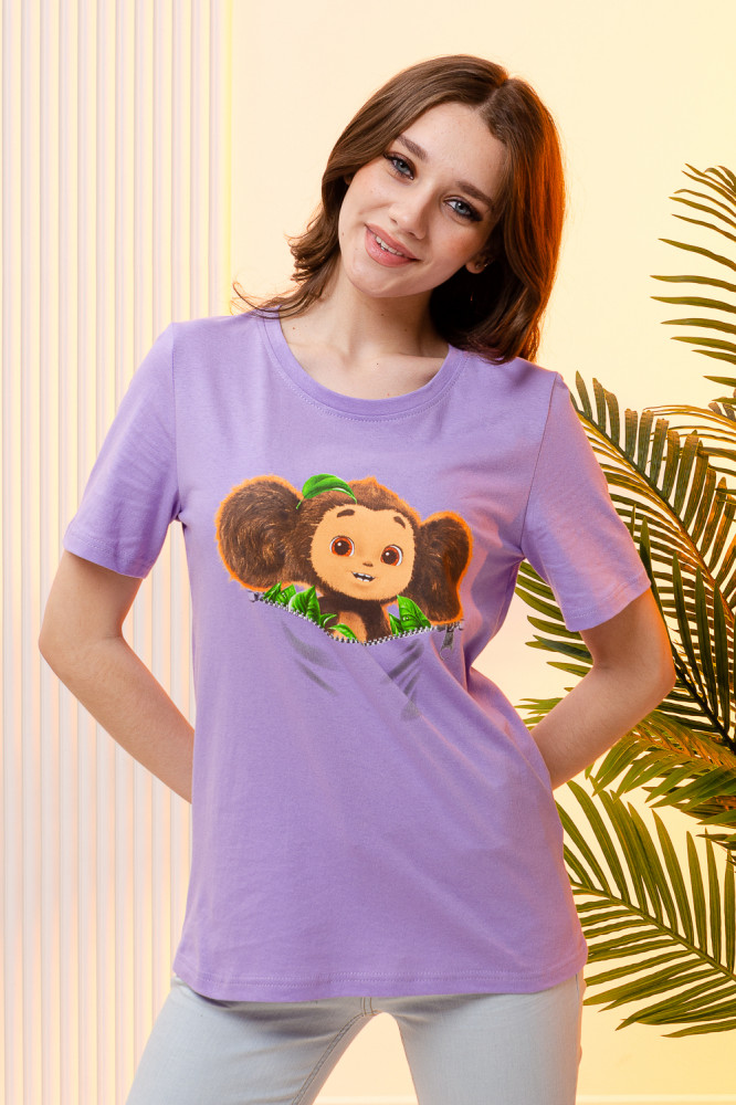 Футболка женская «Чебурашка» | Natali