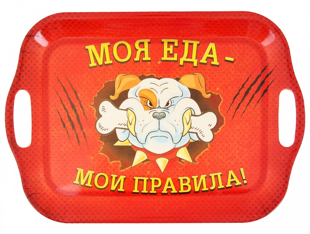 Поднос «Моя еда - мои правила!», 30 х 40 см | Пижон
