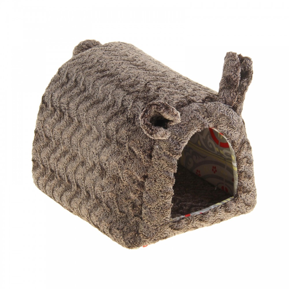 Домик «Ушастые хвостатые», коричневый