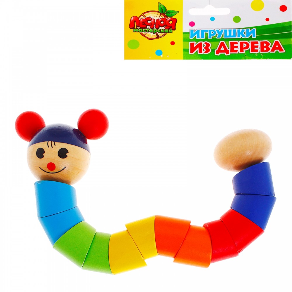 Головоломка «Гусеничка с рожками» | Лесная мастерская