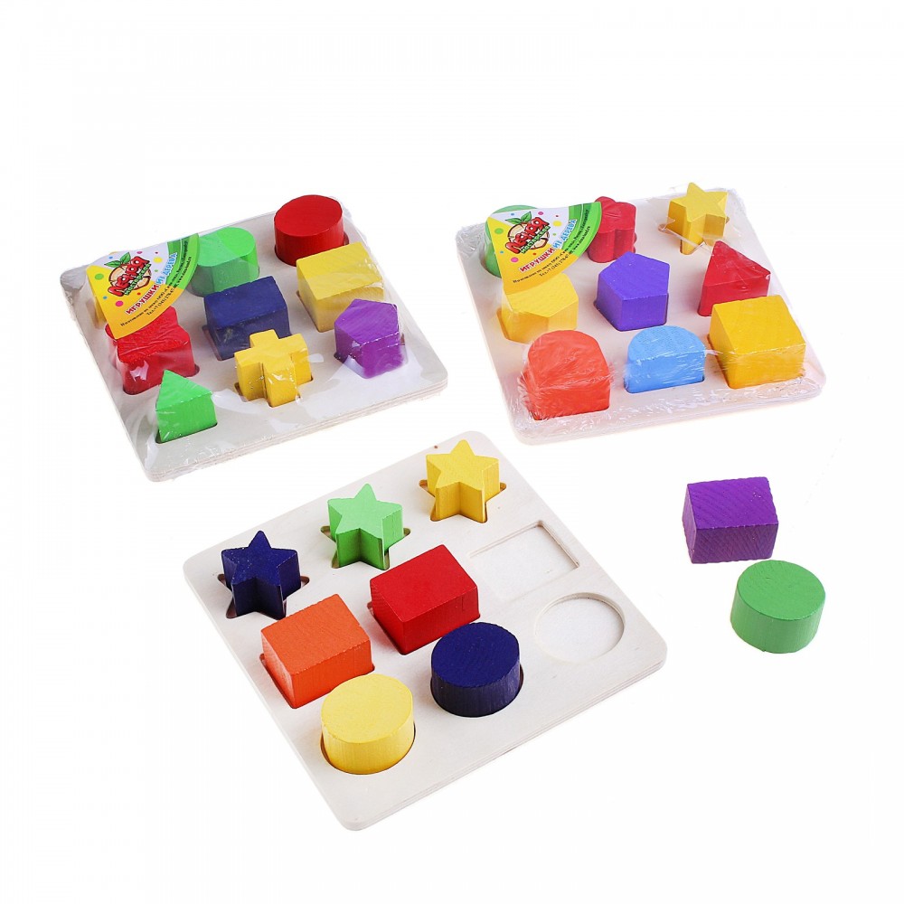 Головоломка «Изучаем цвета и фигуры» | Лесная мастерская