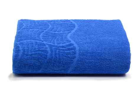 Простыня махровая (хлопок, 150×200) | Волна | ДМ Текстиль