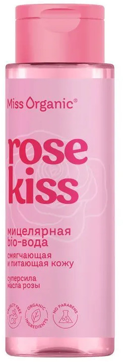 Мицеллярная bio-вода смягчающая «Rose kiss» | Miss Organic