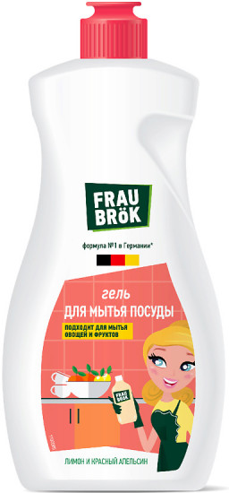 Гель для мытья посуды «Лимон и красный апельсин»