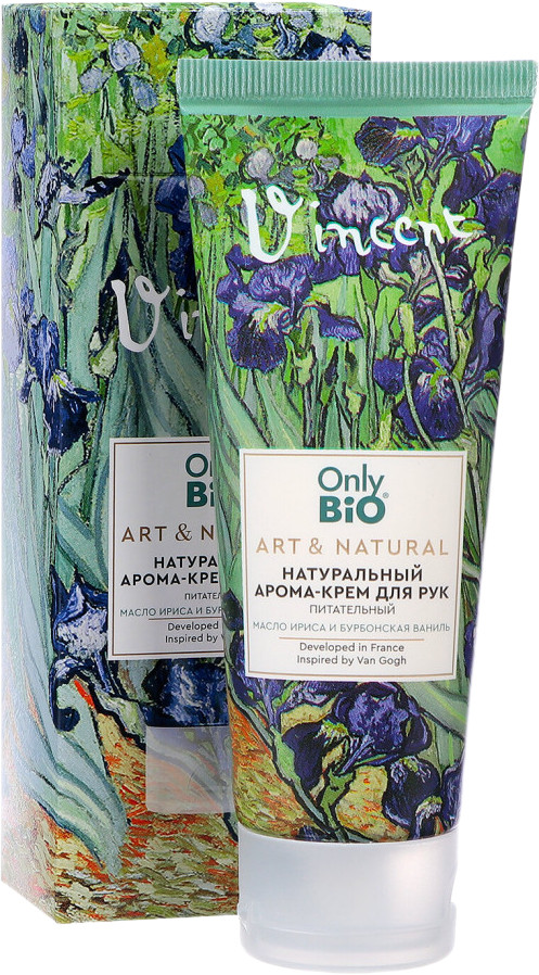 Арома-крем для рук питательный «Масло ириса и бурбонской ванили» | Art & Natural | Only Bio Lab