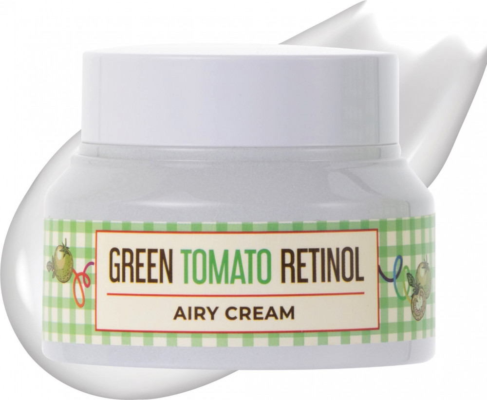 Омолаживающий крем с ретинолом и экстрактом зелёного томата «Green Tomato Retinol Airy Cream»