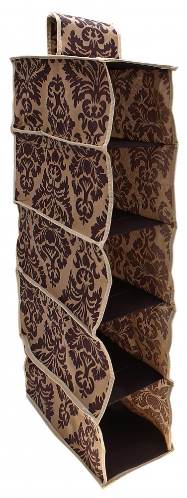 Органайзер для хранения вещей подвесной «Шоколатье» 5 отделений, коричневый | Шоколатье