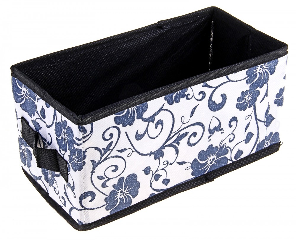 Мини бокс для подвесных органайзеров «Мечта», белый с синими цветами