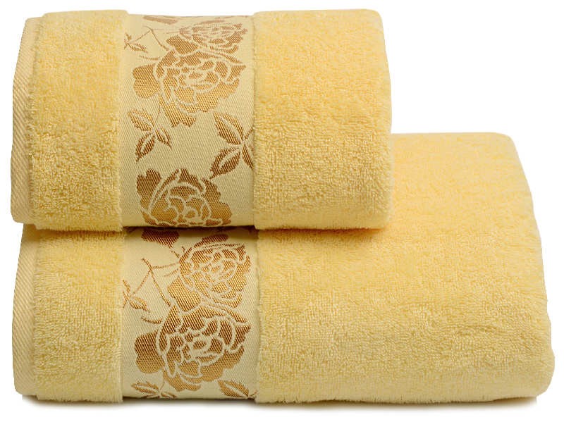Полотенце махровое гладкокрашеное «Gold Flower» (Cleanelly, 70х130) | Gold Flower | ДМ Текстиль