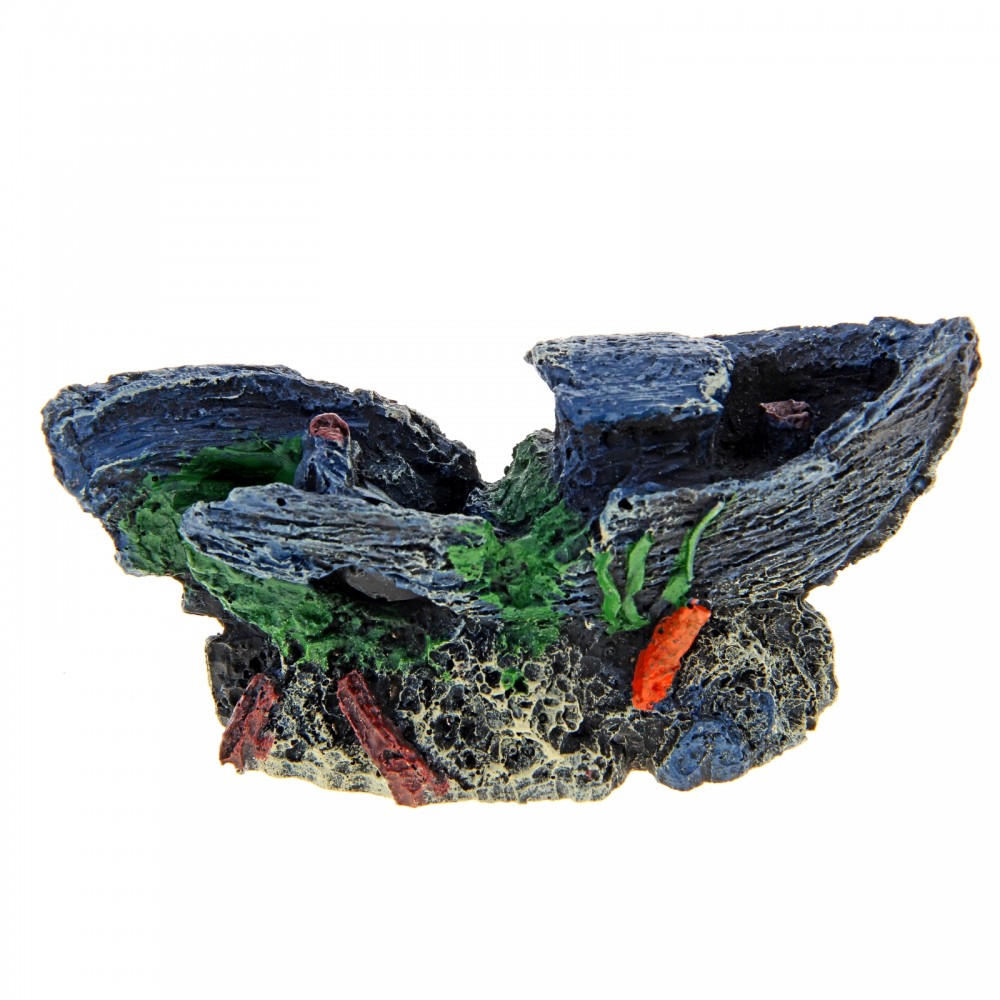 Декор для аквариума «Маленькая лодка», 13 х 5,5 х 5,5 см