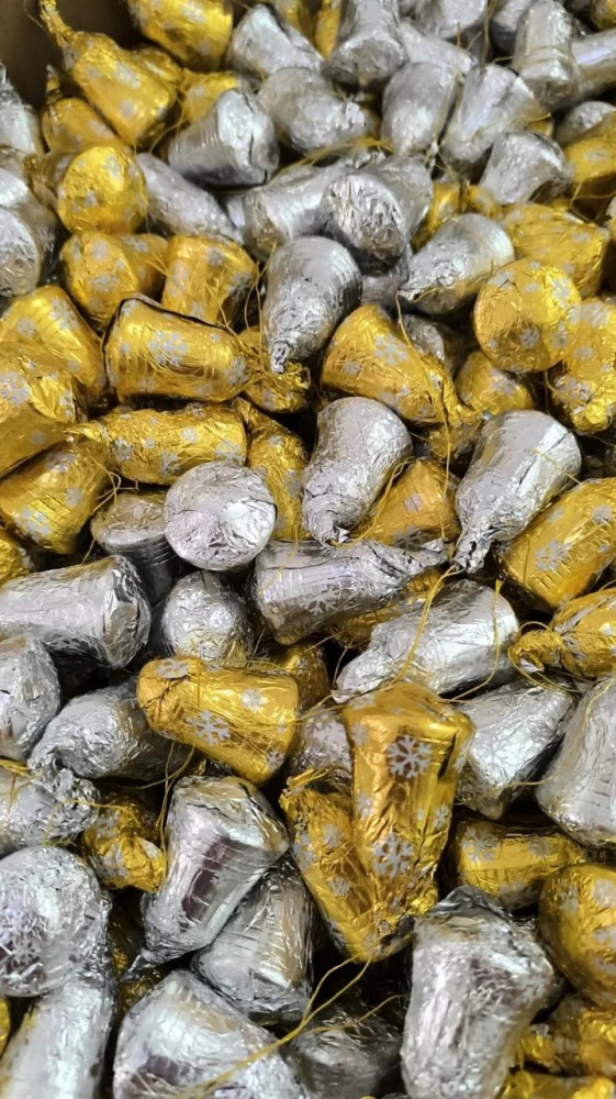 Шоколадные игрушки на елку «Колокольчики»