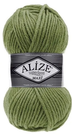 Пряжа для вязания «Superlana maxi», цвет 620 Оливковый | Superlana | Alize