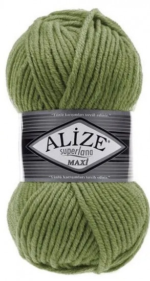 Пряжа для вязания «Superlana maxi», цвет 620 Оливковый
