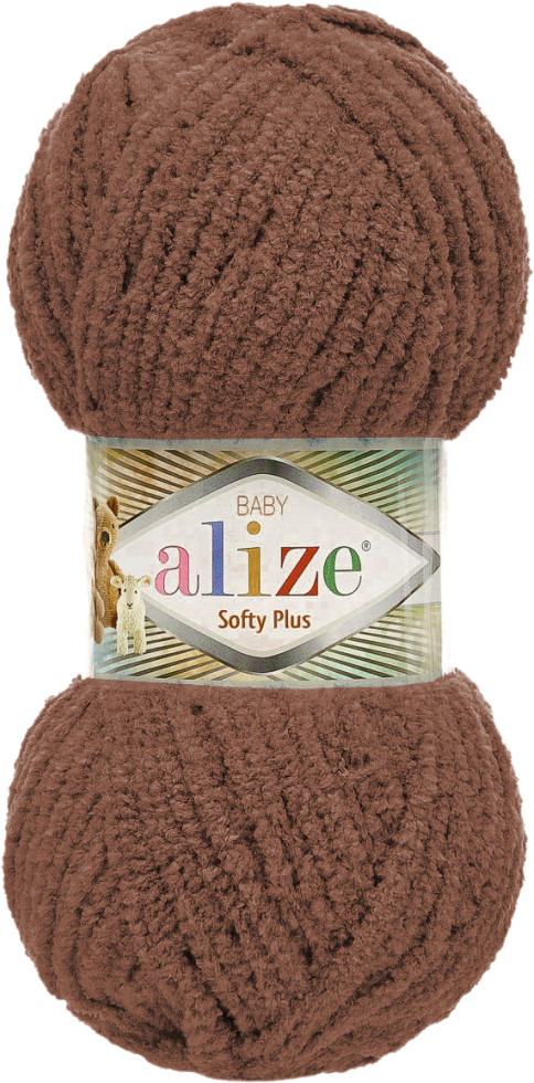 Пряжа для вязания «Softy Plus», цвет 493 Горький шоколад | Softy | Alize