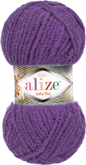 Пряжа для вязания «Softy Plus», цвет 44 Слива люкс