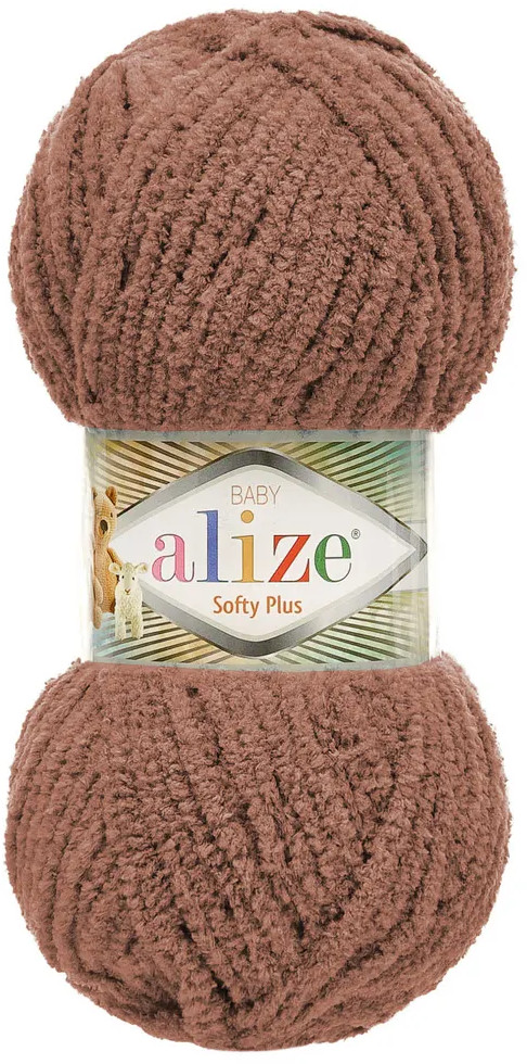 Пряжа для вязания «Softy Plus», цвет 321 Коричневый | Softy | Alize
