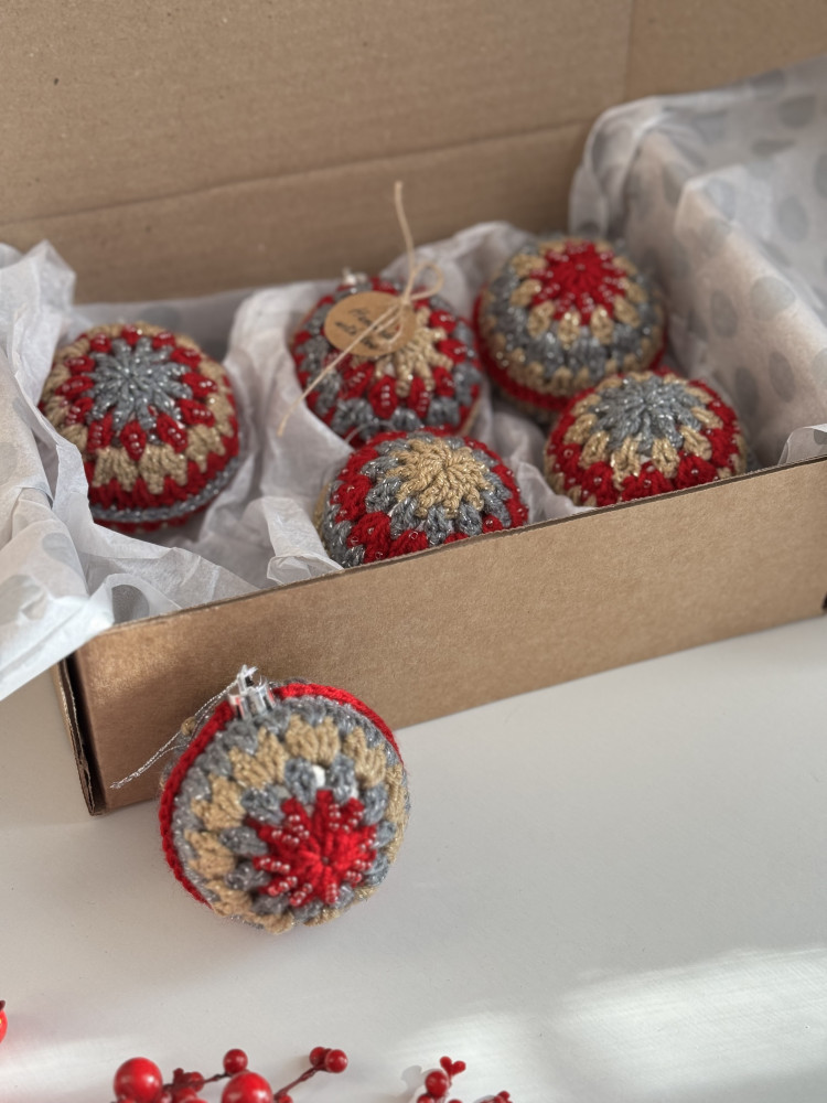 Набор елочных шаров ручной работы | To Gift