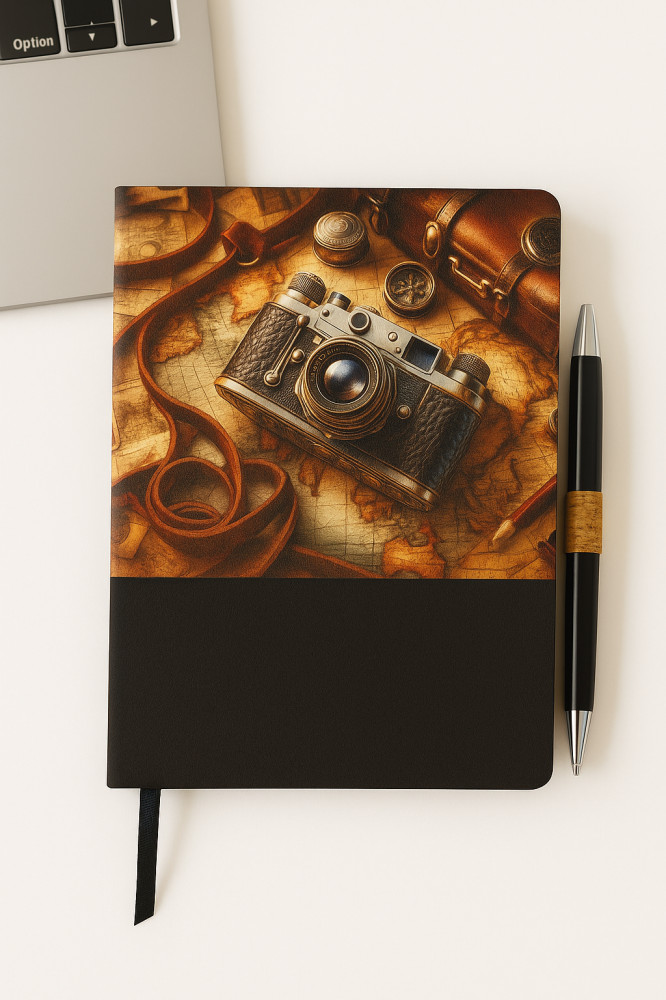 Ежедневник с ручкой в эко-стиле «Фотограф»