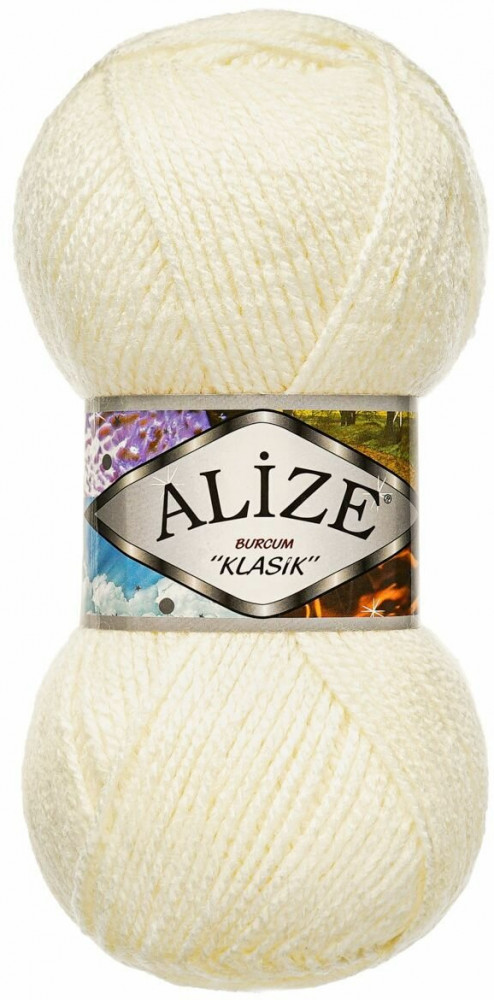 Пряжа для вязания «Burcum Klasik», цвет 62 Молочный | Burcum | Alize