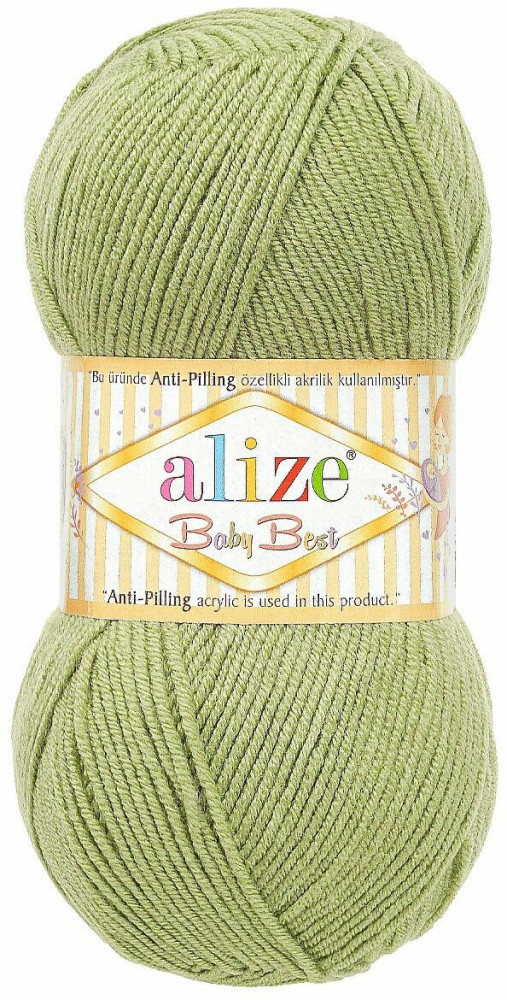 Пряжа для вязания «Best», цвет 485 Зеленная трава | Baby | Alize