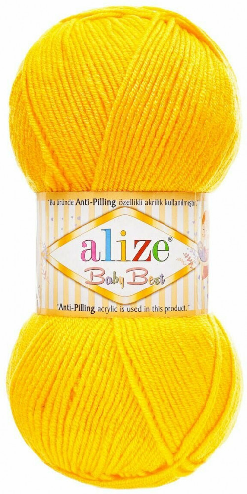 Пряжа для вязания «Best», цвет 216 Темно-желтый | Baby | Alize