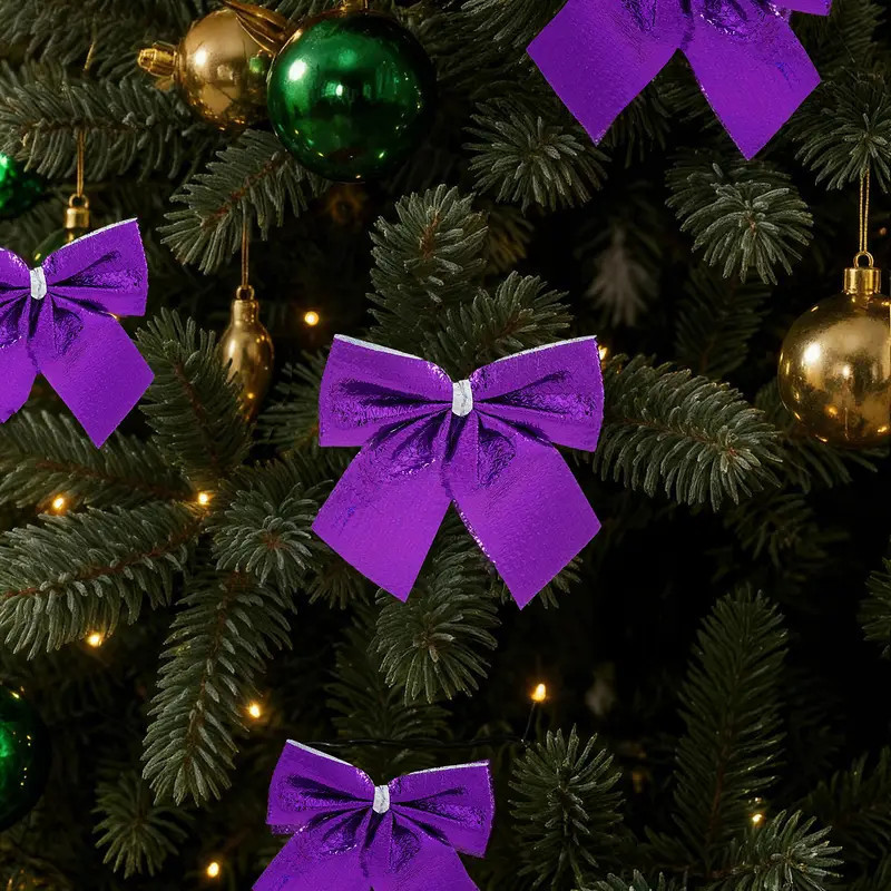 Набор бантиков новогодних