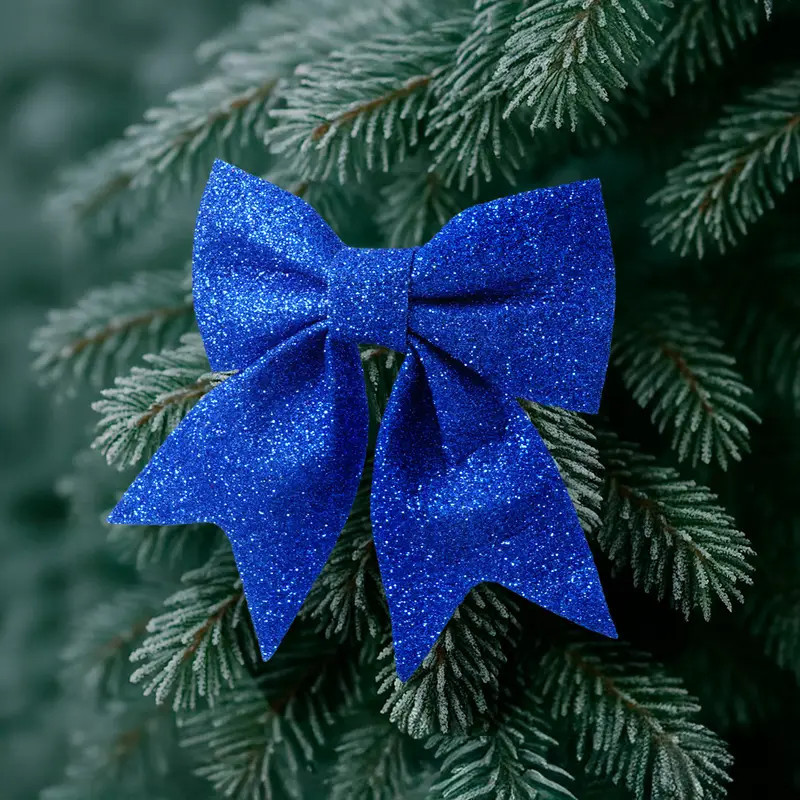 Набор бантиков новогодних