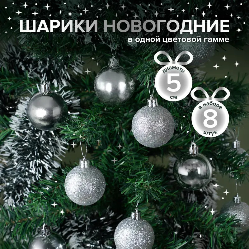 Набор елочных шаров