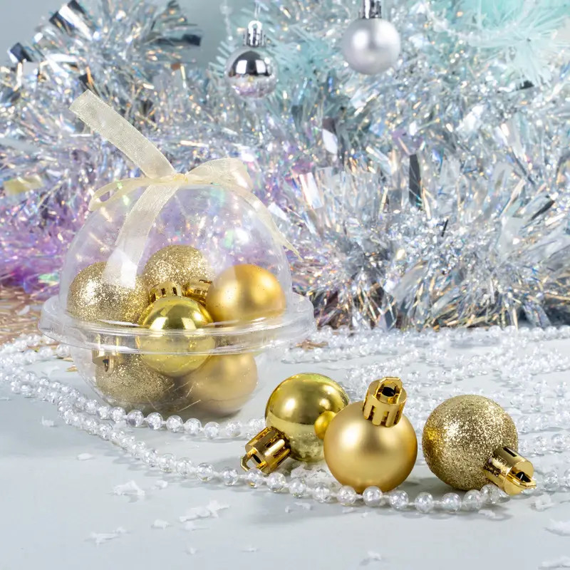 Набор елочных шаров | Снежное кружево