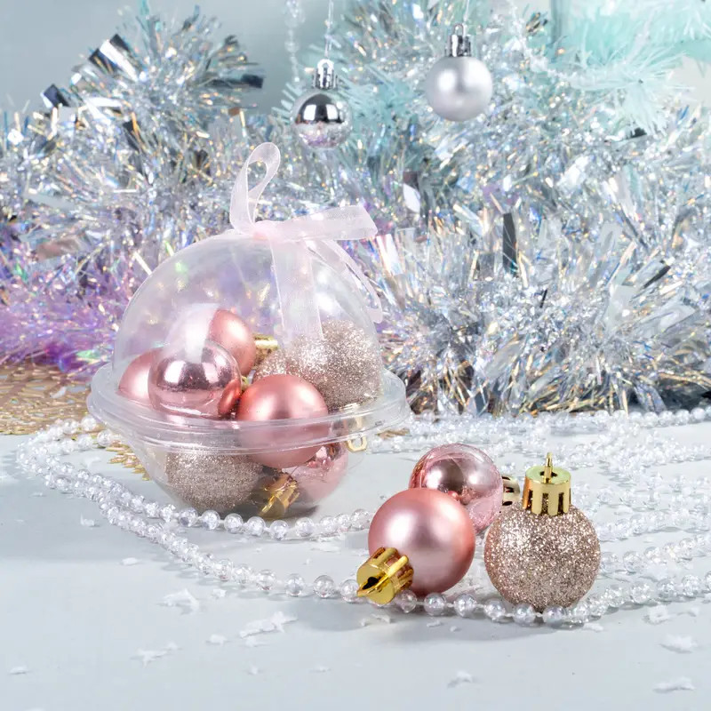 Набор елочных шаров | Снежное кружево