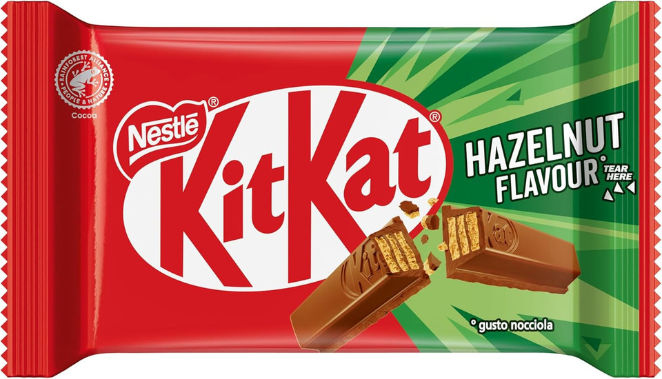 Шоколадный батончик с хрустящей вафлей со вкусом фундука «Hazelnut» | KitKat