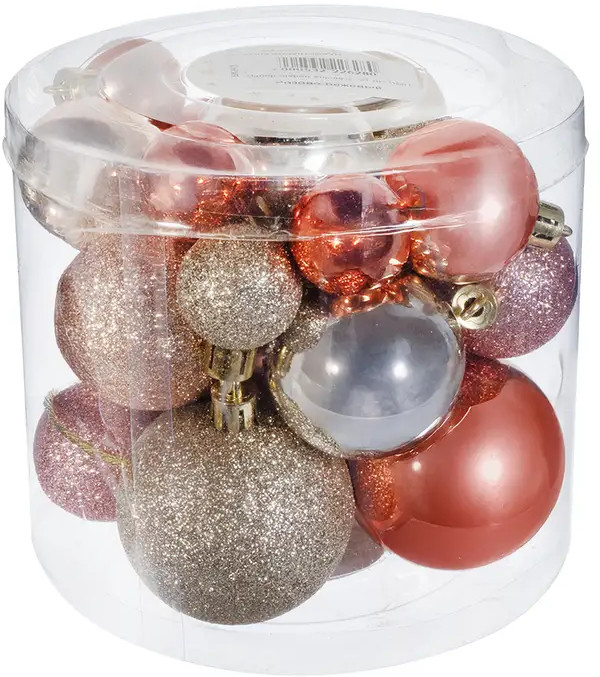 Набор ёлочных шаров | Снежное кружево