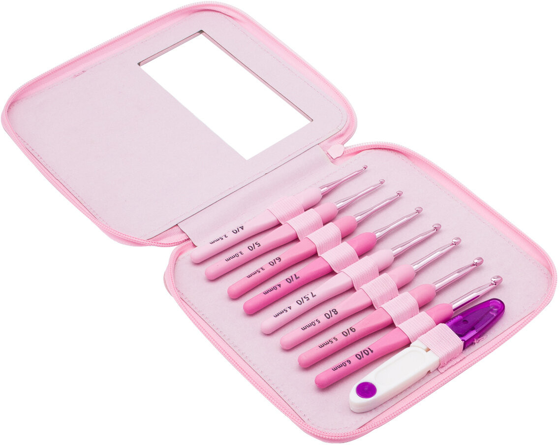 Набор крючков для вязания с ножницами | Айрис