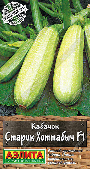 Семена кабачков цуккини «Старик Хоттабыч F1» | Профи Аэлита | Аэлита