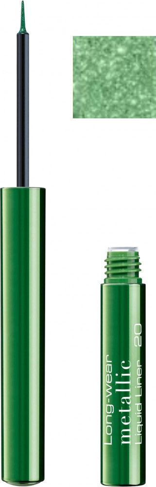 Подводка для век жидкая «Longwear Metallic Liquid Liner», оттенок 20 Metallic Green | Artdeco