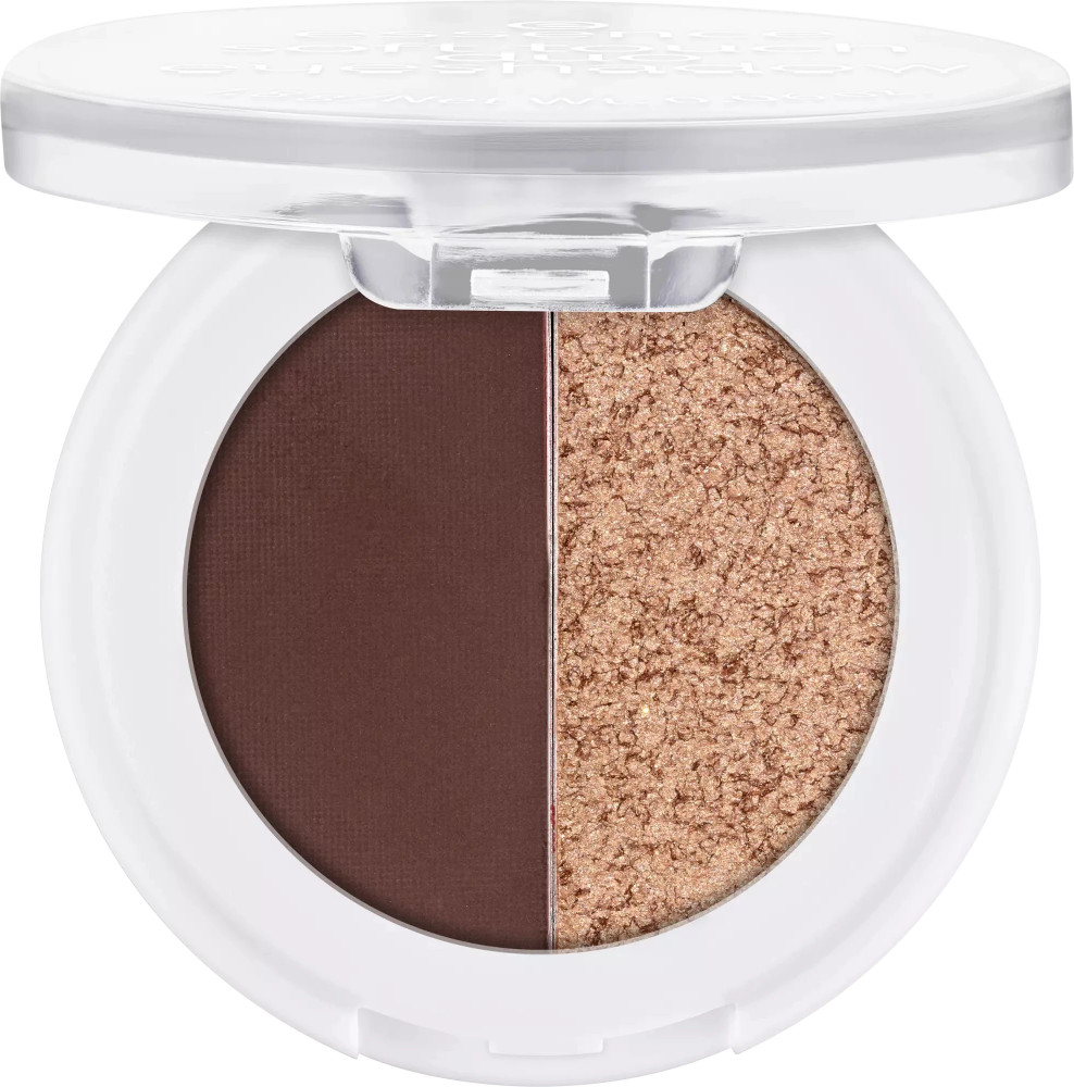 Тени для век двойные «Soft touch duo eyeshadow», оттенок 04 Mocha Muse | Essence