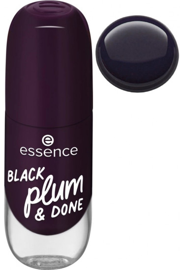 Лак для ногтей «Gel nail colour», оттенок 84 Black plum & Done