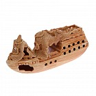 Аквадекор-грот для аквариума «Корабль» большой, 13 × 38 × 18 см